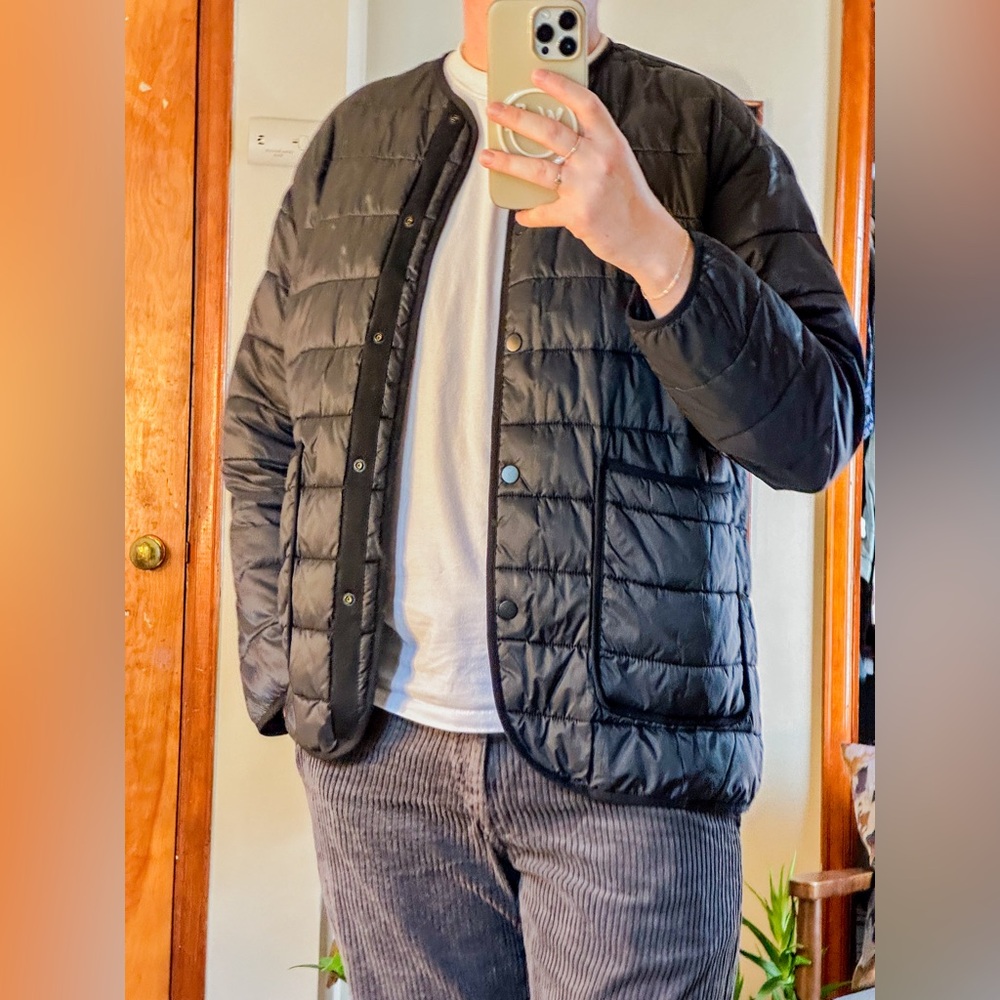 Everlane ReNew Light, Collarless Puffer Jacket